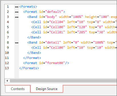 Grid Contents Editor[Design Source]