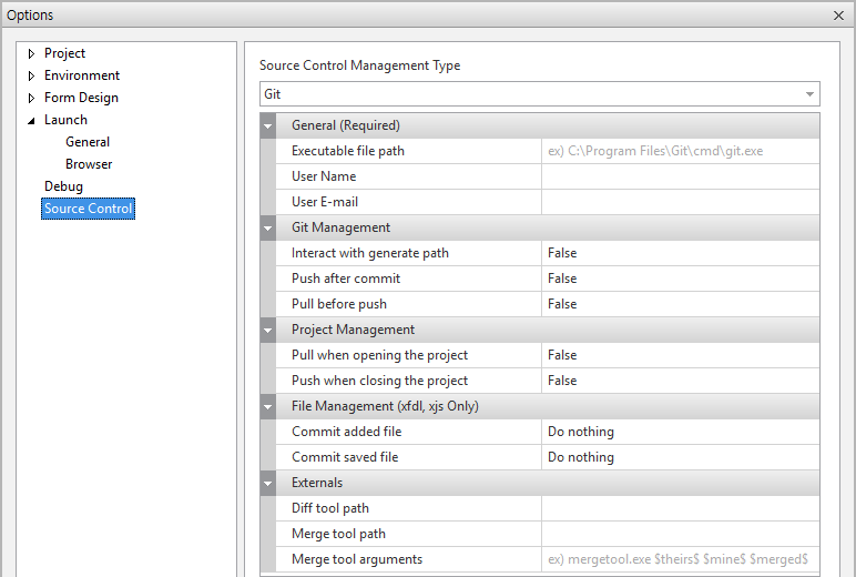 Supporting Source Control Software