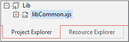 xjs_creation_project_explorer